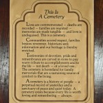 This is a Cemetery